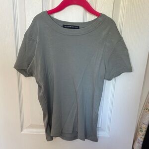 Brandy Melville Sage Green Baby Tee